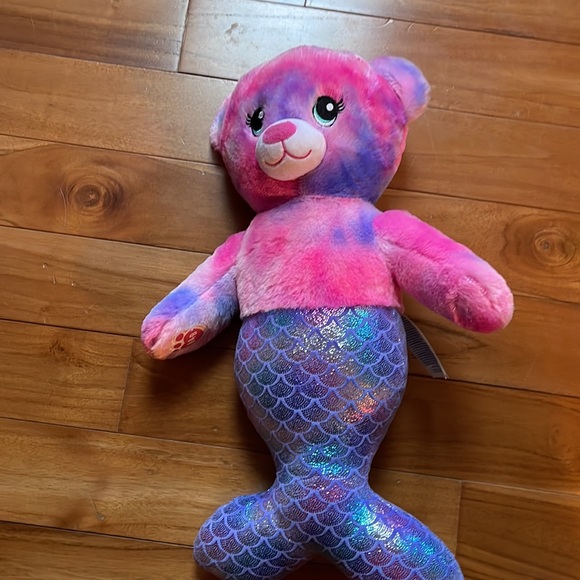 build a bear mermaid cat rainbow sparkle - Picture 3 of 7